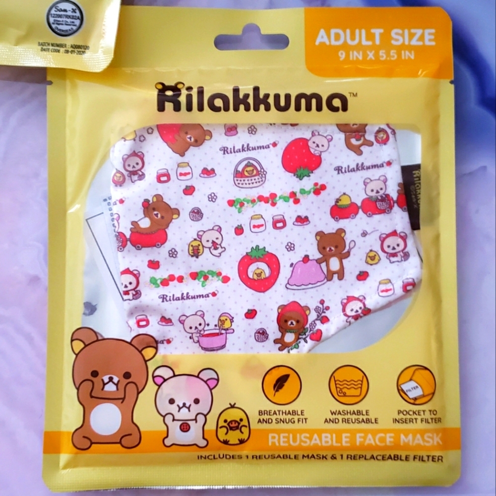 Rilakkuma Reusable Face Mask